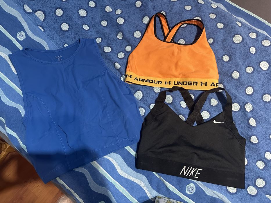 Gymshark, Under Armour спортни екипи, Nike, the north face