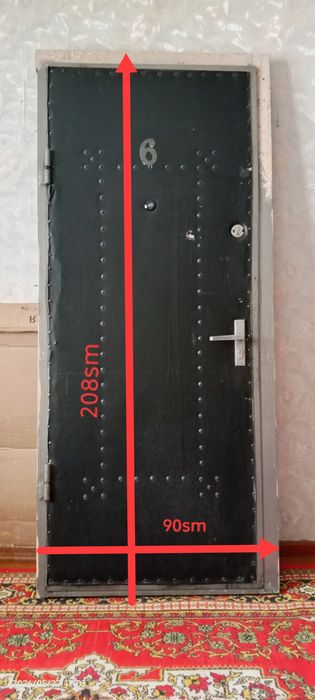 Temir kocha eshik qalin metall