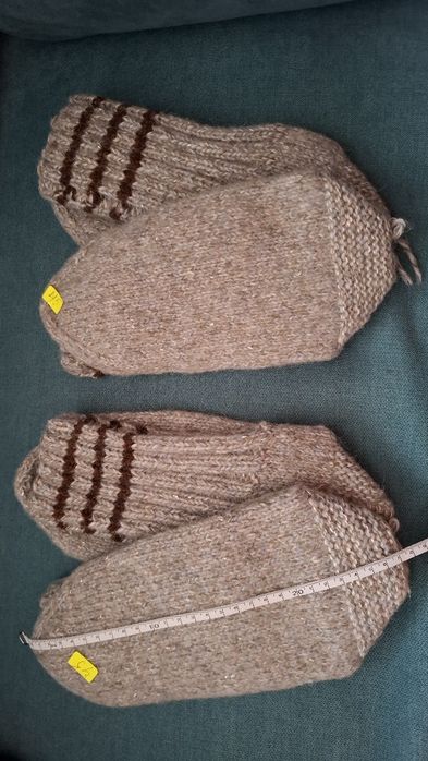 Ръчно плетени мъжки чорапи