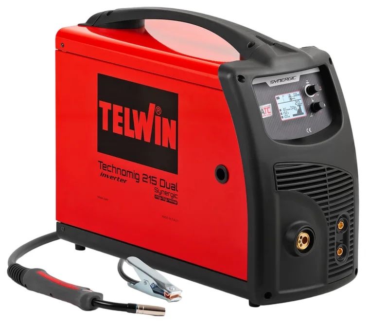 Сварочный полуавтомат TELWIN TECHNOMIG 215 DUAL SYNERGIC 230V