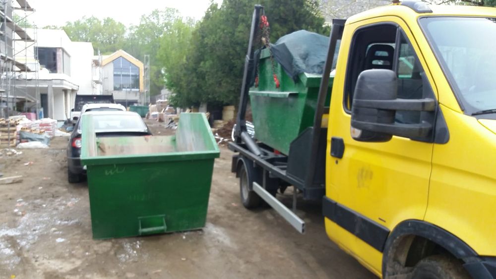 Container moloz demolari deseuri constructii