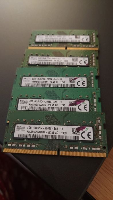 8GB Ram DDR 4 laptop, SK HYNIX 2666 Mhz