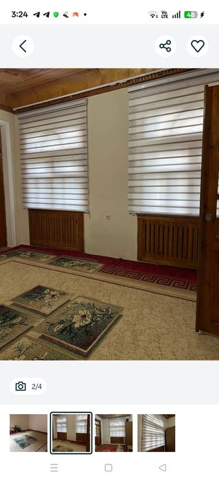 Талаба кизлар учун квартира  3 хона