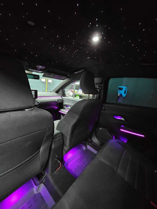 Material textil/alcantara retapitare Dacia + kit plafon instelat