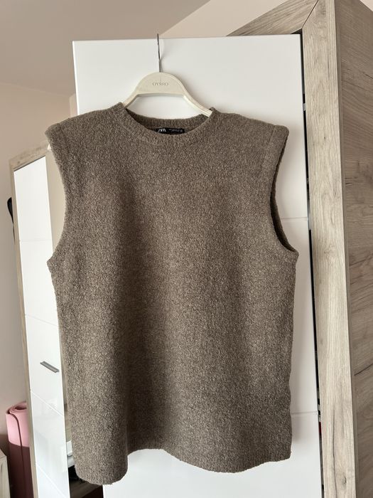 Пуловер без ръкав с вълна ZARA & H&M