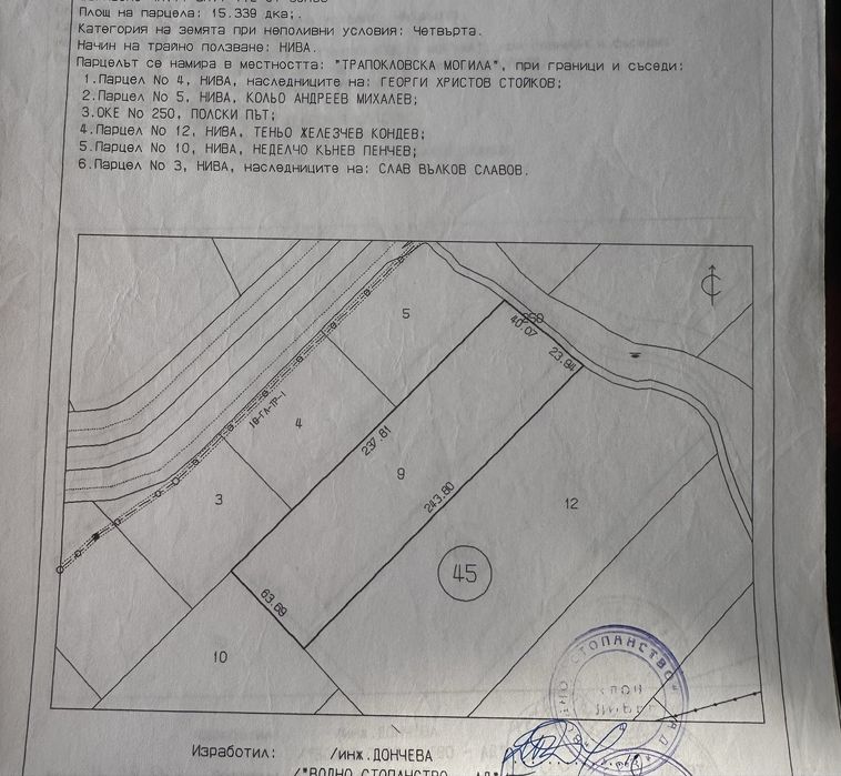 Продава се Земеделски имот в с. Трапоклово, Област Сливен -  кв.м за 1646 €/дка - Снимка #1