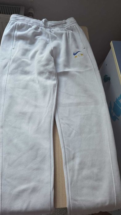 Pantalon Nike 158-170 cm, alb, bumbac, originali, i