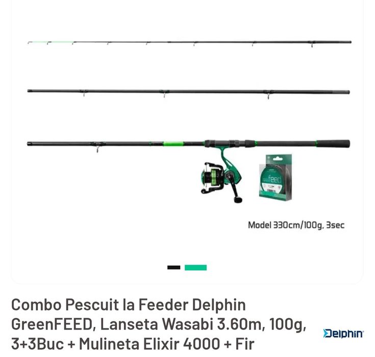 Combo Delphin Wasabi Feeder 3.60