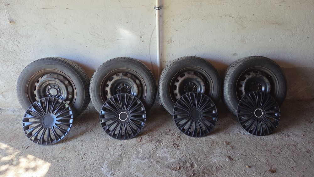 Vand set jante tabla 16  cu cauciucuri iarna firestone