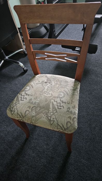 Маса и 4 стола от тиково дърво