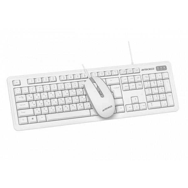 Клавиатура и мышь KB+Mouse AVTech Pro CW305/306 (Black) (White)**