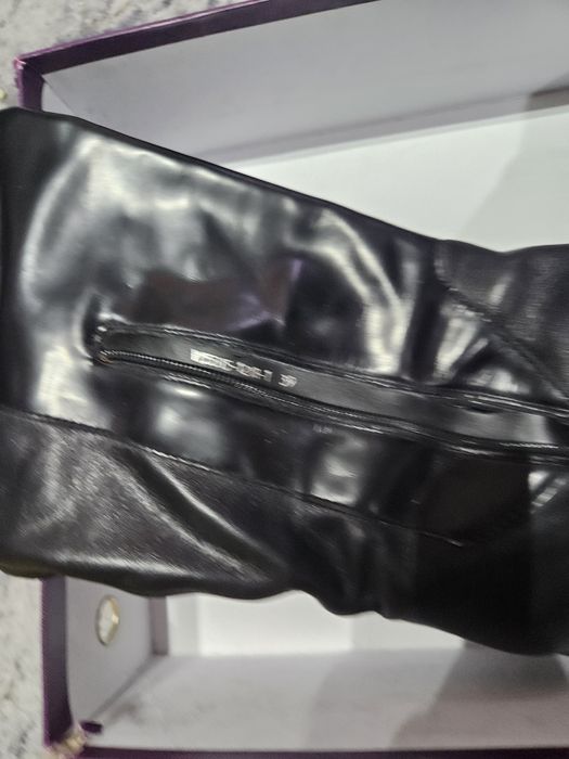 Сапоги кожаные на осень