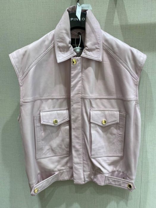 Кожен елек Pinko нов