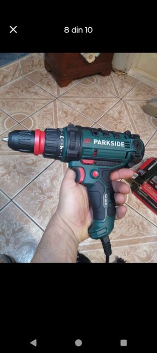 Masina de insurubat si gaurit PARKSIDE PNS300,
cu doua trepte de turaț