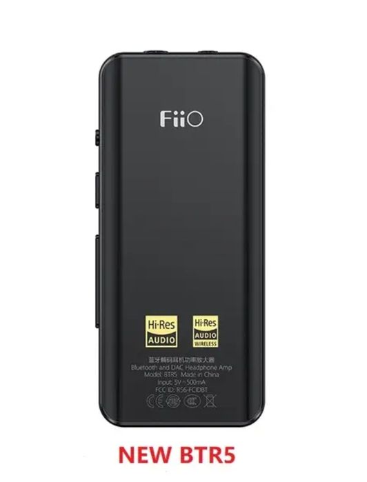 Портативный Bluetooth-ЦАП-усилитель FiiO BTR5 Black