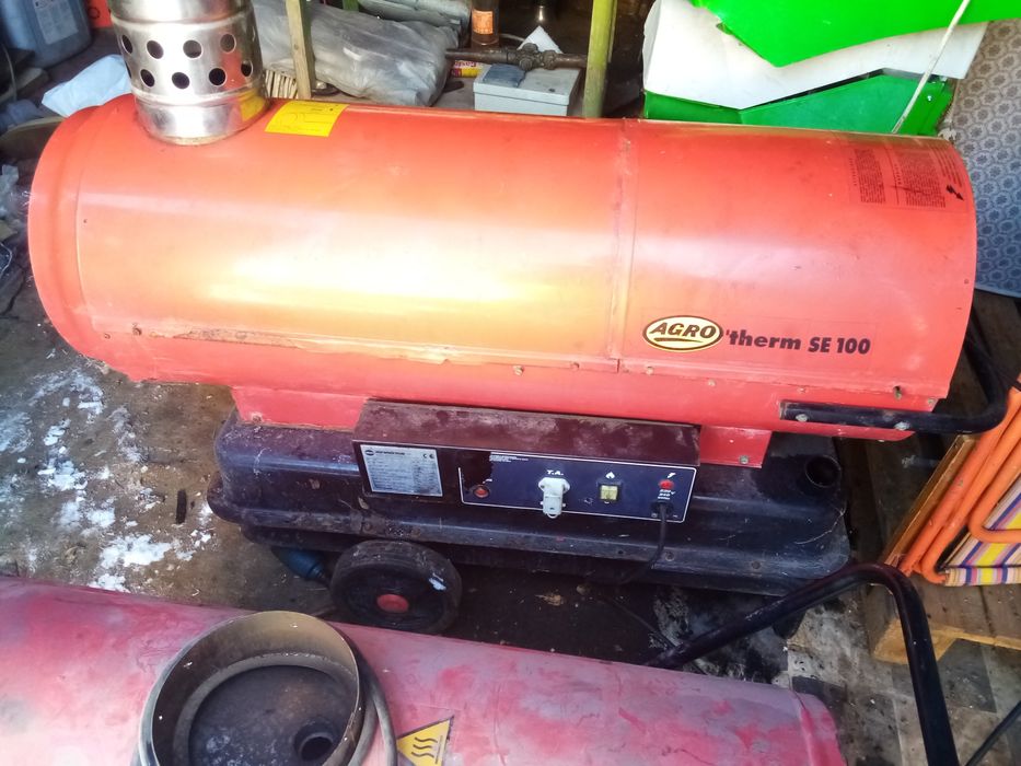 Aerotermă pe motorină cu horn