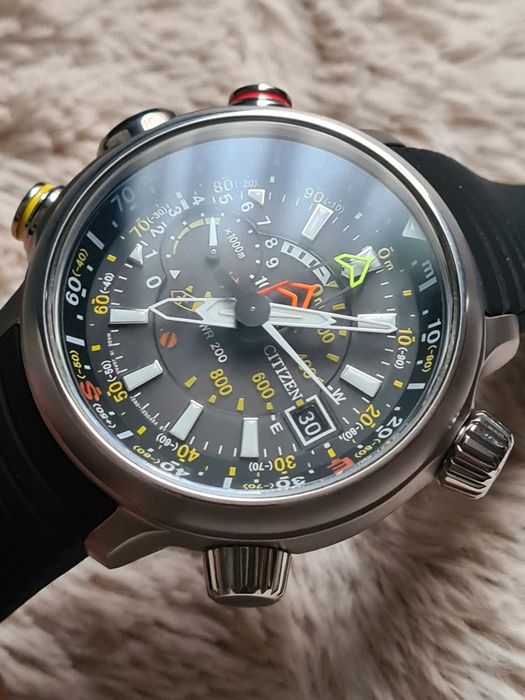 Ceas Citizen Eco Drive Promaster Altichron Titanium