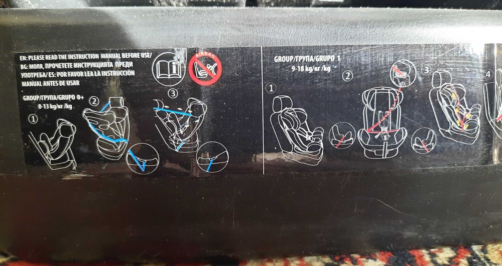 детско столче за кола-KIKKABOO от 0-36 кг