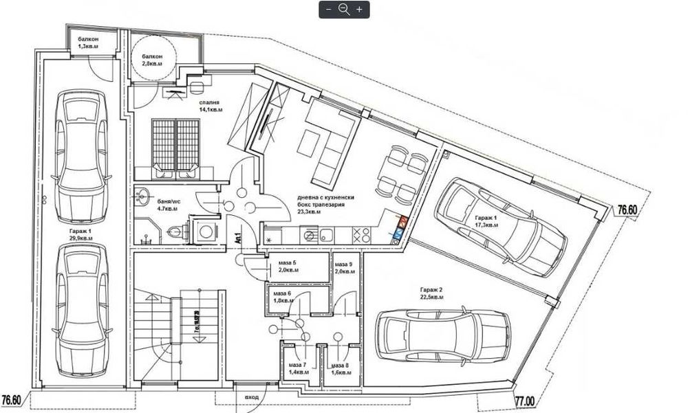 Продава се Двустаен апартамент в Варна, Аспарухово - 69 кв.м за 1305 €/кв.м - Снимка #6