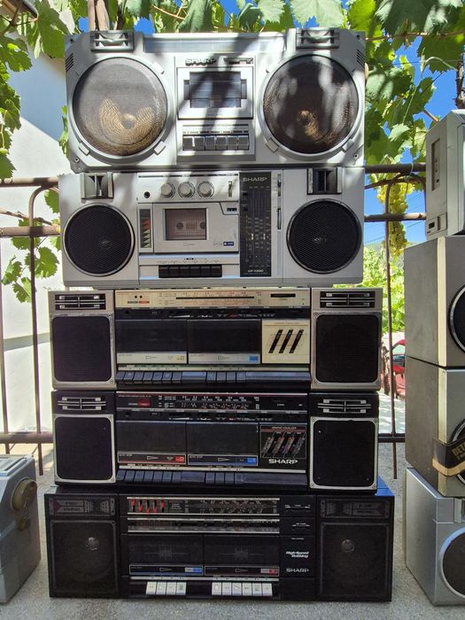 Boombox касетофони Sharp Hitachi Lasonic  / бартер /