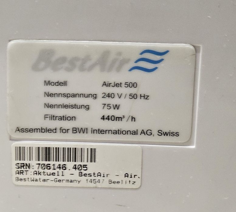 Пречиствател за въздух BestAir