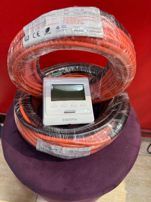 Теплый пол кабельный под кафель