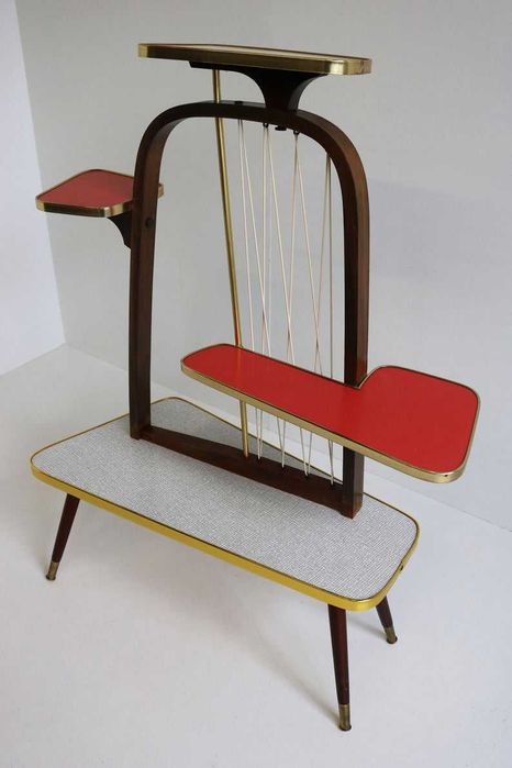 Винтидж етажерка/поставка за цветя – дизайн от 50-те