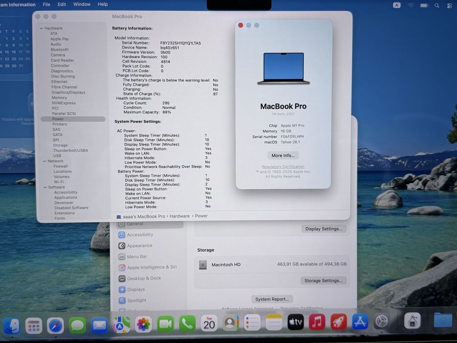 MacBook Pro 14" M1 Pro 16GB 512GB Гаранция Пълен Комплект