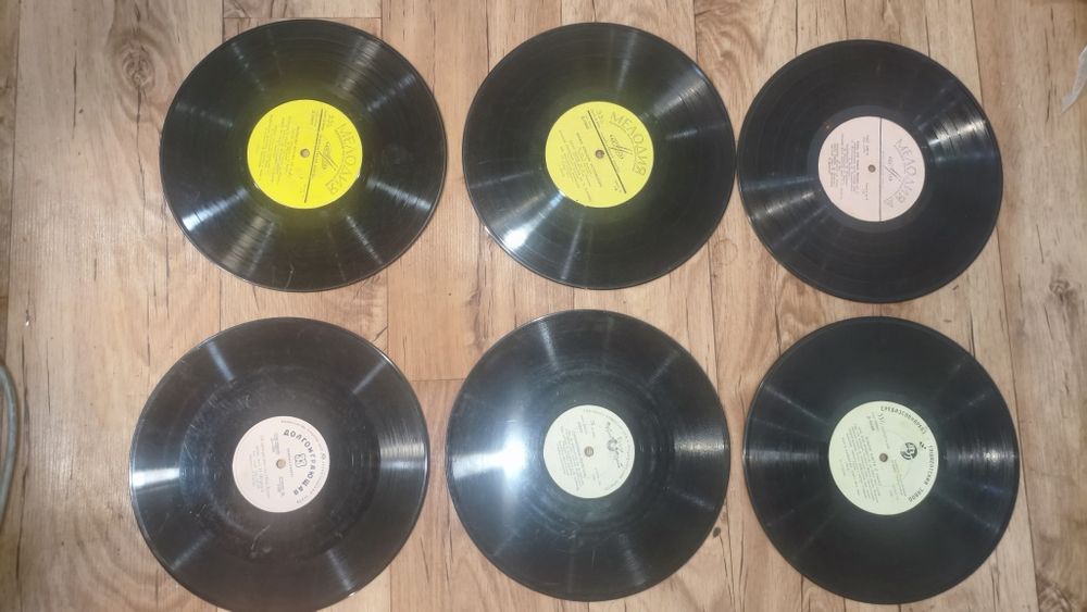 Пластинки миньоны и обычные