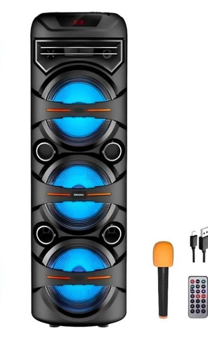 Колонка портативная с микрофоном и с пультом