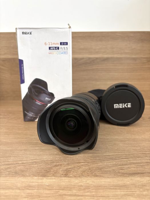 Obiectiv Meike 6-11mm F/3.5, Fish Eye, APS-C, Montura M4/3, - Nou!