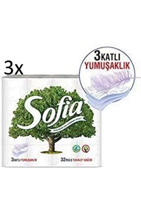 Туалетная бумага 3х слойная (Турецкая) 32 шт в уп