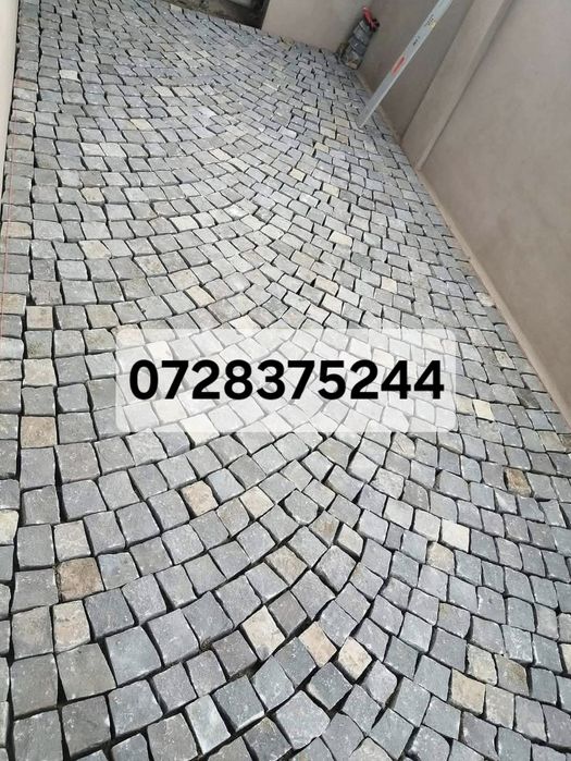 Piatra cubică transport montaj