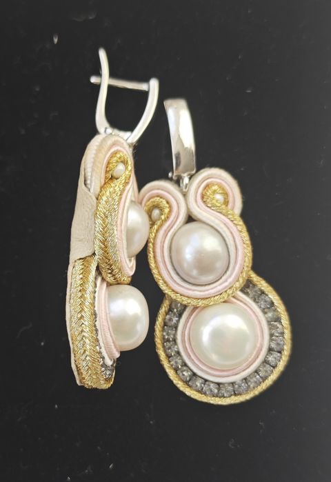 Сутажный комплект (Серьги)