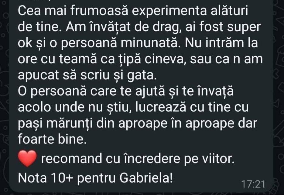 Ofer meditații la limba română, engleză, germană istorie și biologie