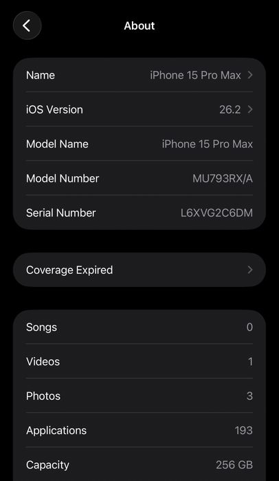 Apple iPhone 15 Pro Max 256Gb