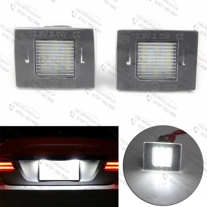 Set lampi LED numar Mercedes-Benz GL ML GLK GLA GLC GLE , Vito W447 W176 W166 X156 X166 X204 X205 R172