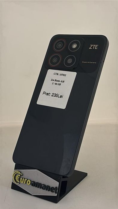 Telefon mobil ZTE Blade A35, Dual SIM, 2GB RAM, 64GB, 4G -A-