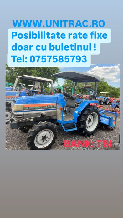 Tractoras tractor japonez iseki  geas 273