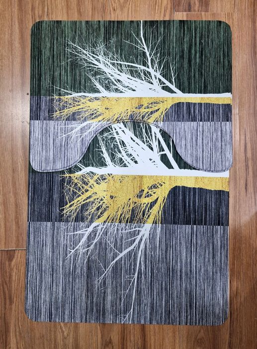 Коврик для ванной хай-тек, водонепроницаемый, 90×60 см