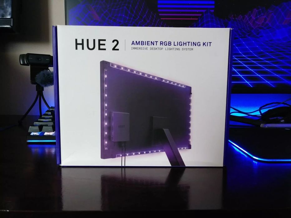 Nou NZXT HUE 2 Ambient RGB Lighting Kit V2 (21"25", 34"35" UltraWide