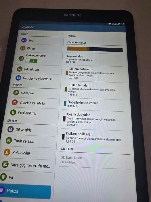 Ipad tab mod MD510NF/A Samsung tab E  SM -T560