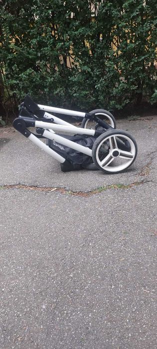 Carucior Bebetto Vulcano, Rosu cu Gri