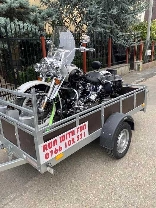 Inchiriez / transport remorca 70 ron pentru marfa-moto-platfotma atv