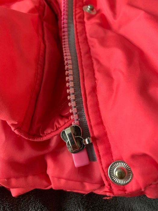 зимно топло пухено яке за момиче 98 - 104 см