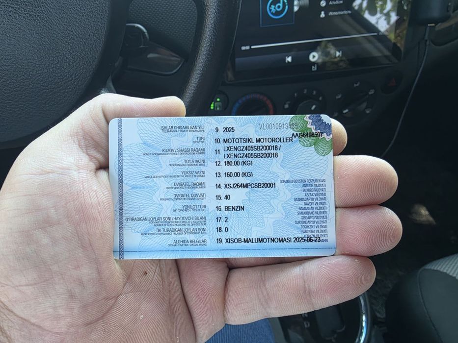 Moto 400 kub yangi 54 km yurgan 2025