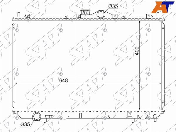 Радиатор Mitsubishi Carisma