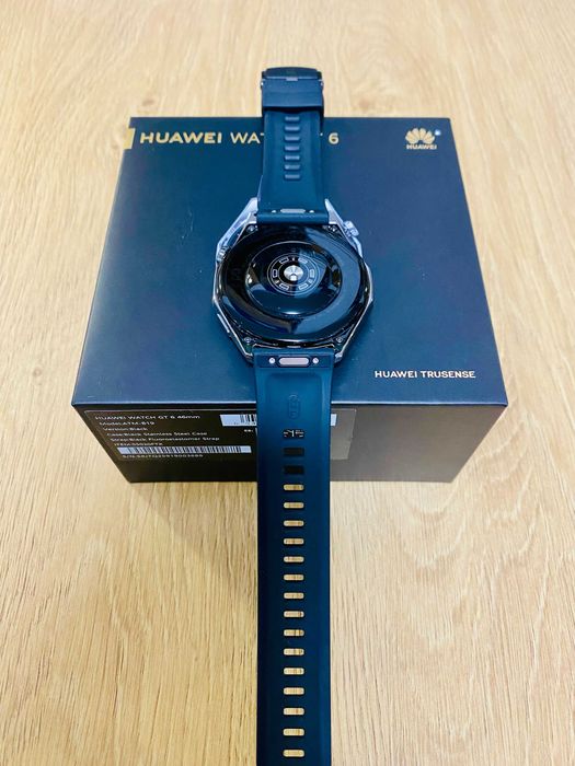 НОВ !!! Huawei Watch GT 6, 46MM, Black Stainless Steel Case