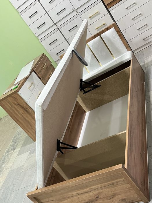 Односпальная кровать-сундук | 200×90 | Прочная МДФ