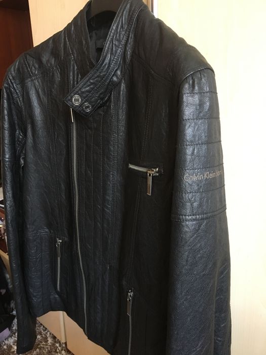 Geaca de piele Calvin Klein ,BARBATI